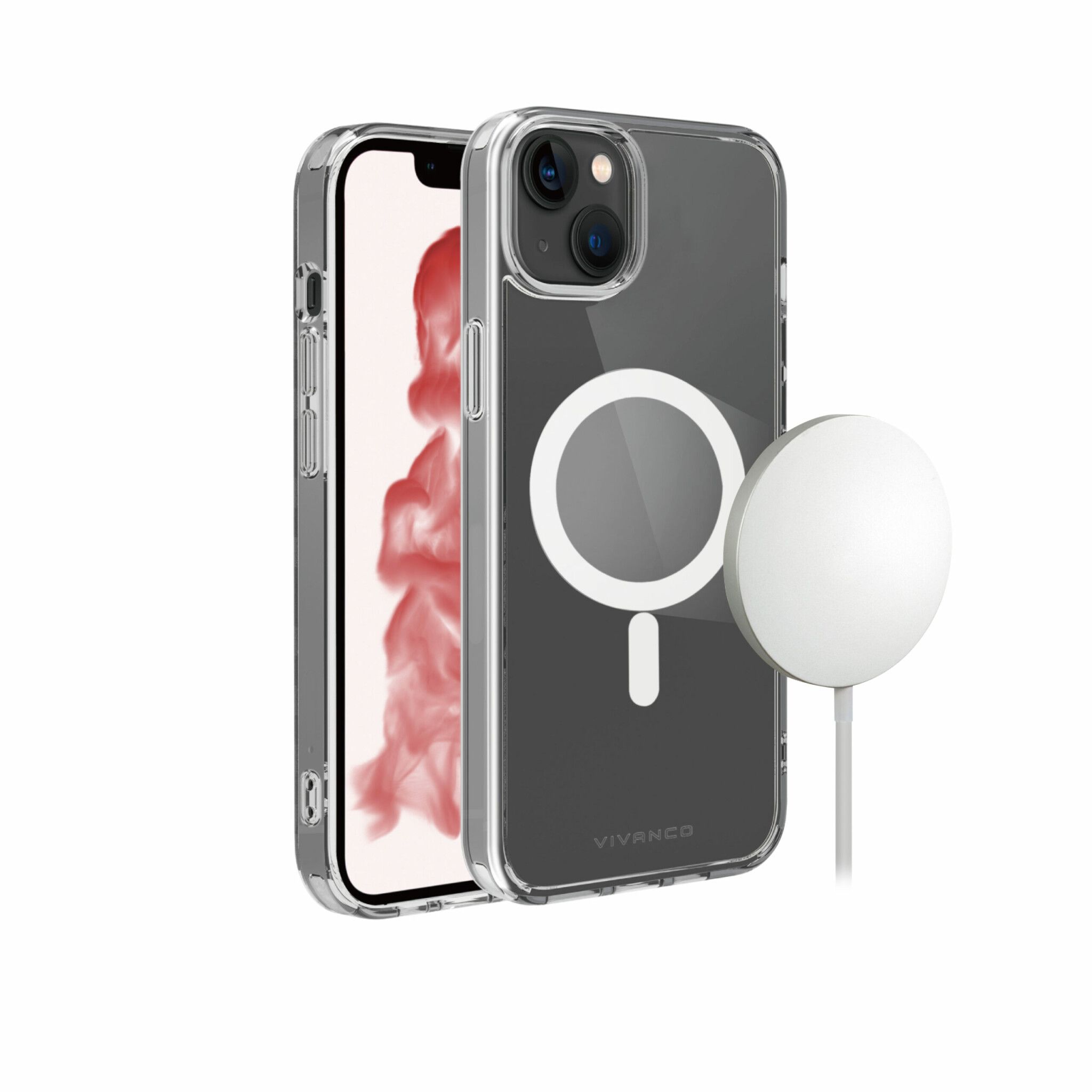 Vivanco Mag Steady skal iPhone 14 Plus Transparent