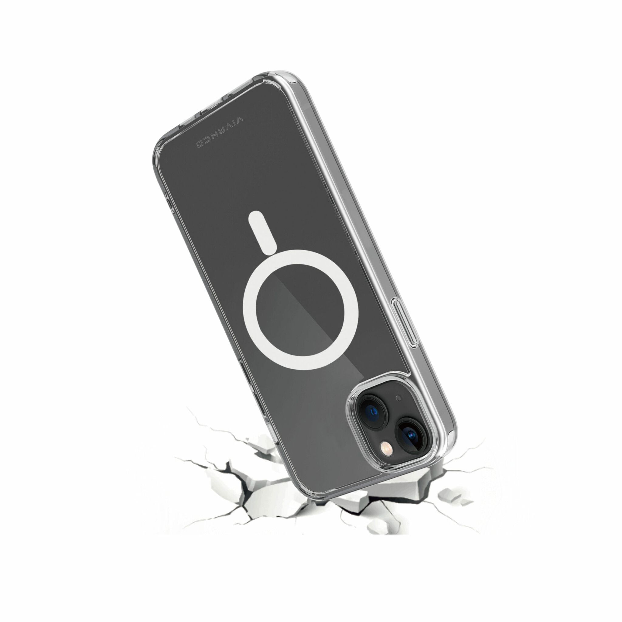Vivanco Mag Steady skal iPhone 14 Plus Transparent