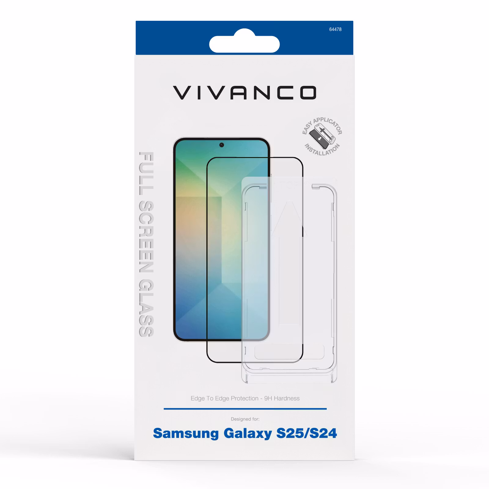 Vivanco Full Screen Skyddsglas 9H Samsung Galaxy S25/S24