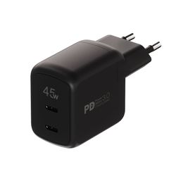 Vivanco Supersnabb 45W Dubbel Hemladdare Svart