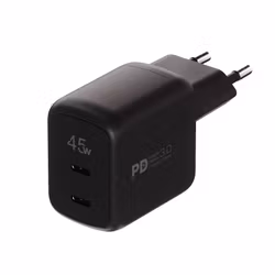 Vivanco Supersnabb 45W Dubbel Hemladdare Svart