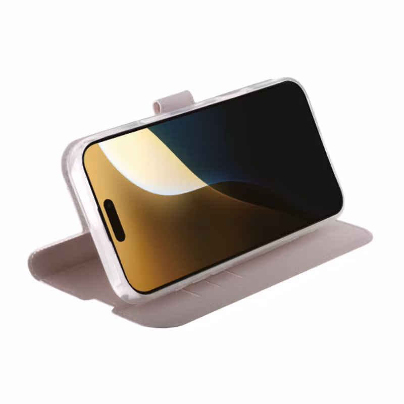 Vivanco Classic Plånboksfodral iPhone 16 Pro Max Greige