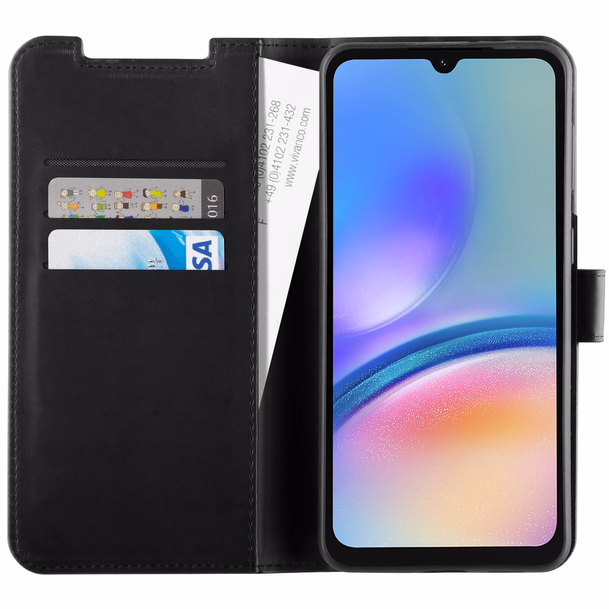 Vivanco Classic Plånboksfodral Galaxy S24 FE 5G Svart