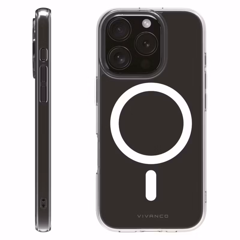 Vivanco Mag Clear skal iPhone 16 Pro Transparent
