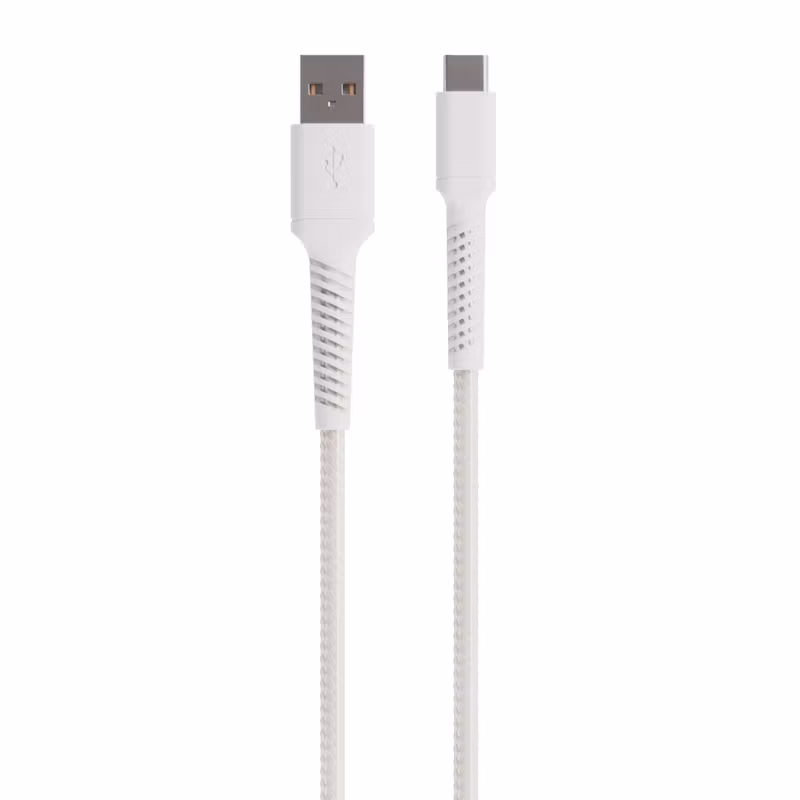 Vivanco Longlife USB-C/USB-A 2.0 kabel 0.5m Vit