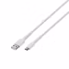 Vivanco Longlife USB-C/USB-A 2.0 kabel 0.5m Vit