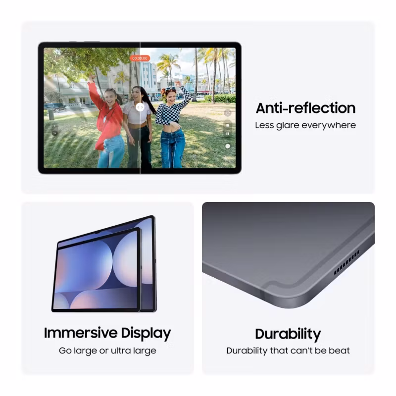 Samsung Galaxy Tab S10+ 5G 12.4" 256GB 12GB Månstens grå
