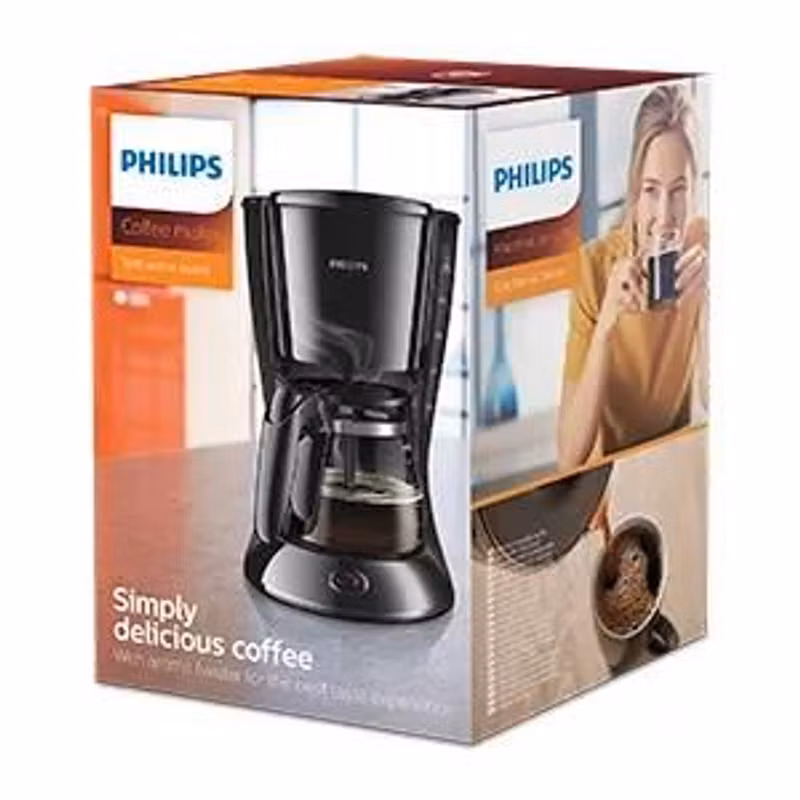 Philips Daily Collection HD7461/20 Kaffebryggare 1,2 l 1 000 W Svart