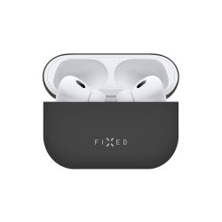 FIXED Silky Silikonofdral för Apple AirPods Pro 2 Svart