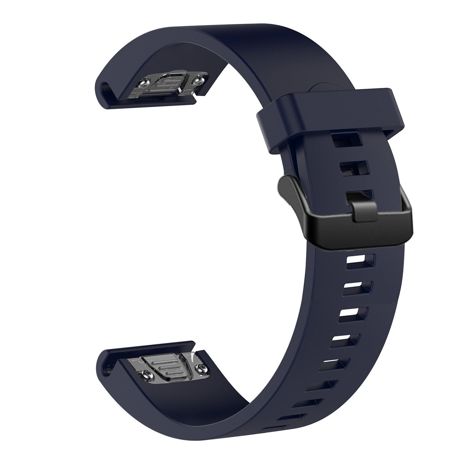 FIXED Silikonrem för Garmin QuickFit 20 mm Mörkblå