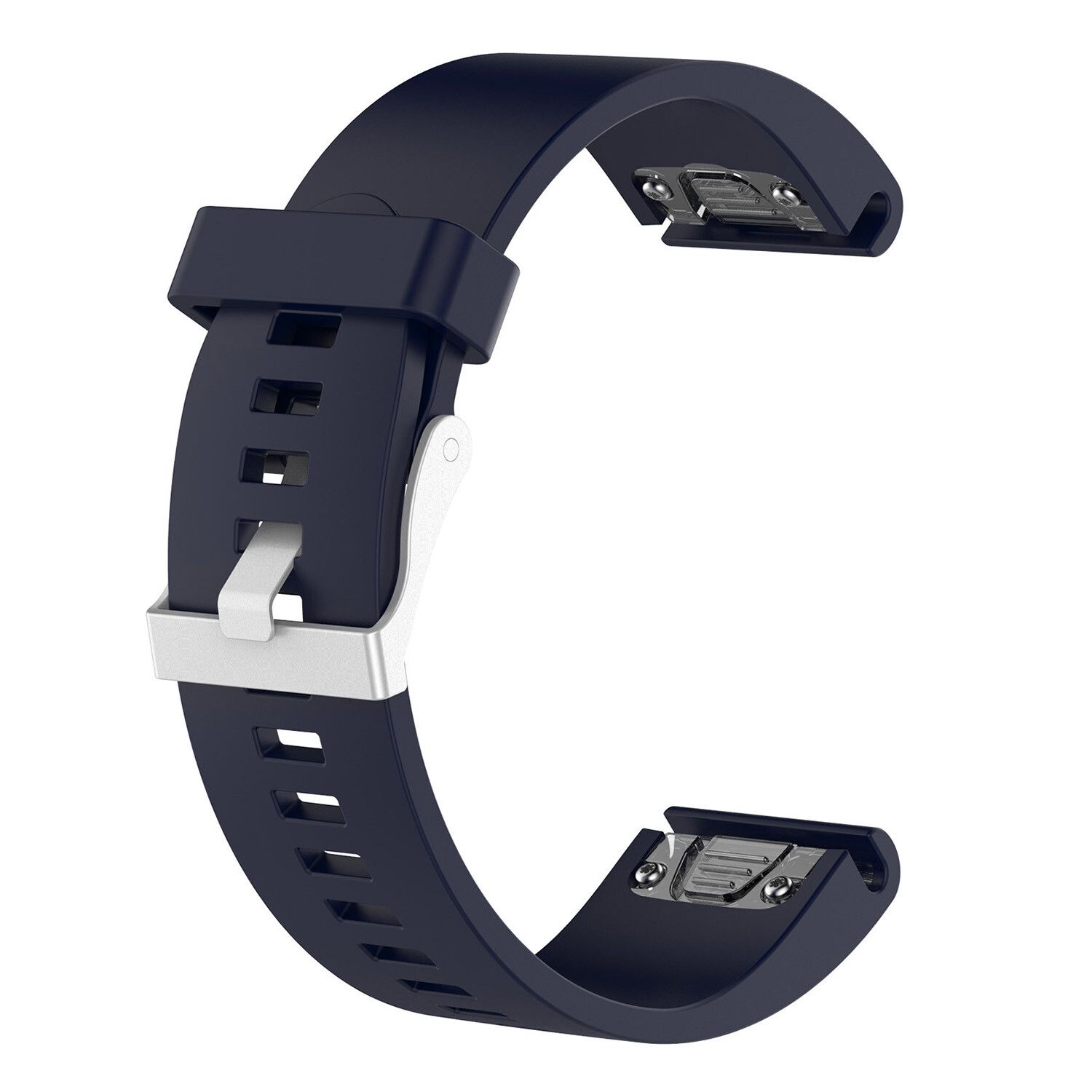 FIXED Silikonrem för Garmin QuickFit 20 mm Mörkblå