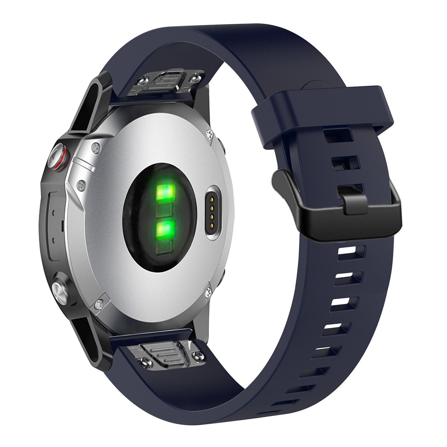FIXED Silikonrem för Garmin QuickFit 20 mm Mörkblå