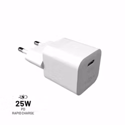 FIXED Super Snabb Mini Hemladdare USB-C PD 25W Vit