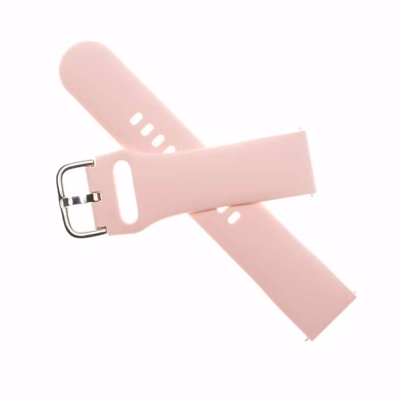 FIXED Silikonrem för Smartwatch Universal 22 mm Rosa