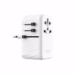 FIXED Reseadapter/laddare USB-C/-A 120W EU/UK/USA/AUS