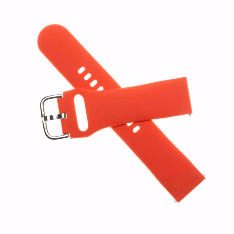FIXED Silikonrem för Smartwatch Universal 20 mm Röd