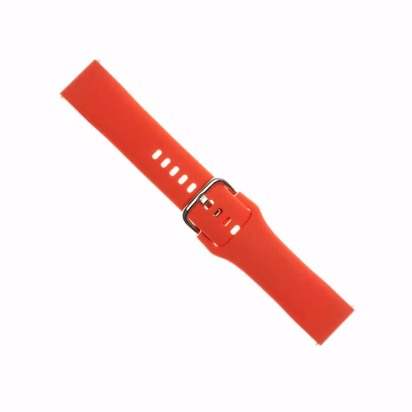 FIXED Silikonrem för Smartwatch Universal 20 mm Röd