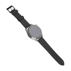 FIXED Äkta läderrem för Smartwatch Universal 20 mm Svart