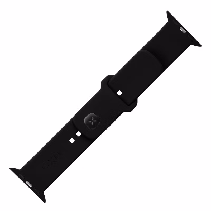 FIXED Silikonrem SET för Apple Watch 42/44/45mm Svart