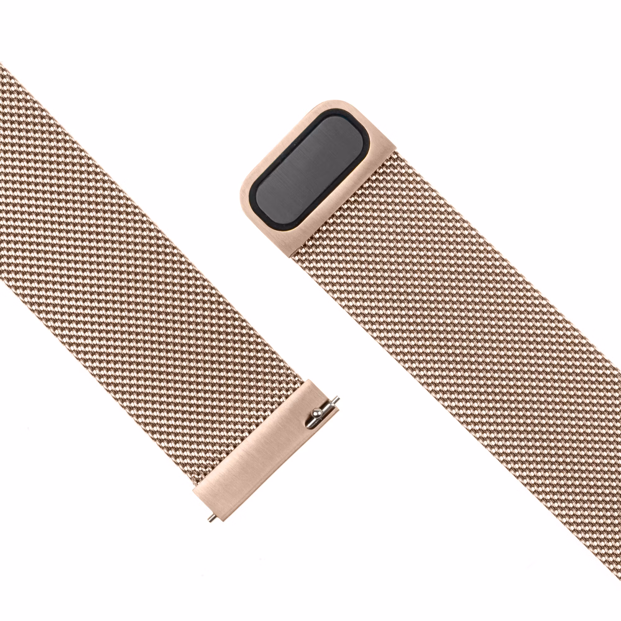 FIXED Mesh metallrem för Smartwatch Universal 22 mm Rosa