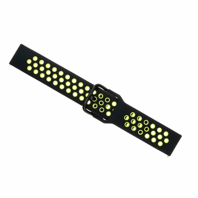 FIXED Silikonrem för Smartwatch Universal 22mm SvartLime