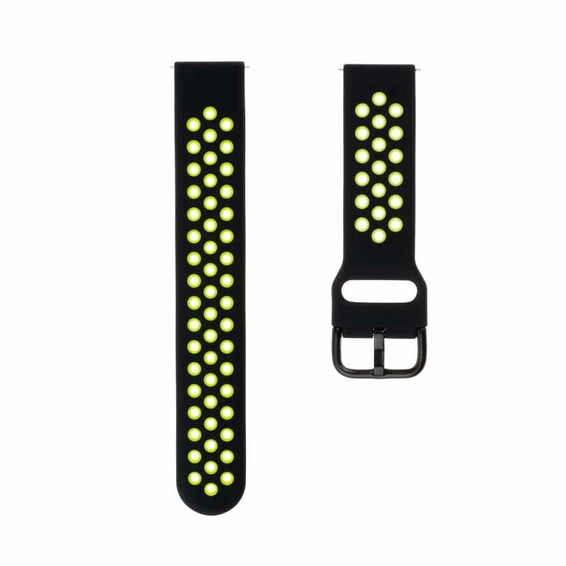FIXED Silikonrem för Smartwatch Universal 22mm SvartLime