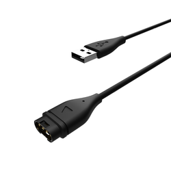 FIXED USB-A Laddningskabel för Garmin Smartwatch Svart