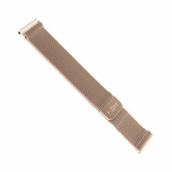 FIXED Mesh metallrem för Smartwatch Univ. 20mm Rosa Guld