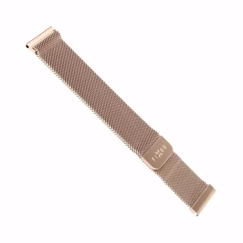 FIXED Mesh metallrem för Smartwatch Univ. 20mm Rosa Guld