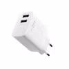 FIXED Hemladdare 2xUSB-A 17W Vit