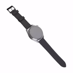 FIXED Äkta läderrem för Smartwatch Universal 22 mm Svart
