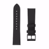 FIXED Äkta läderrem för Smartwatch Universal 22 mm Svart