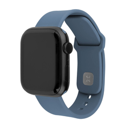 FIXED Sportig silikonrem SET för Apple Watch 42/44/45/46mm Grön-blå