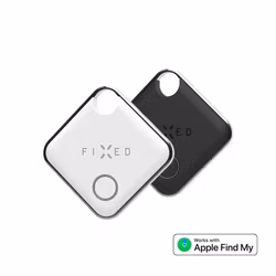 FIXED FIXED Tag Tracker SET för Apple Find My Svart/Vit