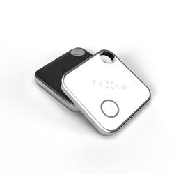 FIXED FIXED Tag Tracker SET för Apple Find My Svart/Vit