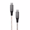 FIXED LED/Gaming USB-C/C 60W kabel 1.2m Flerfärgad