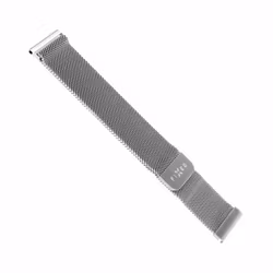 FIXED Mesh metallrem för Smartwatch Universal 22 mm Silv
