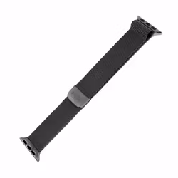 FIXED Mesh metallrem för Apple Watch 42/44/45/49mm Svart