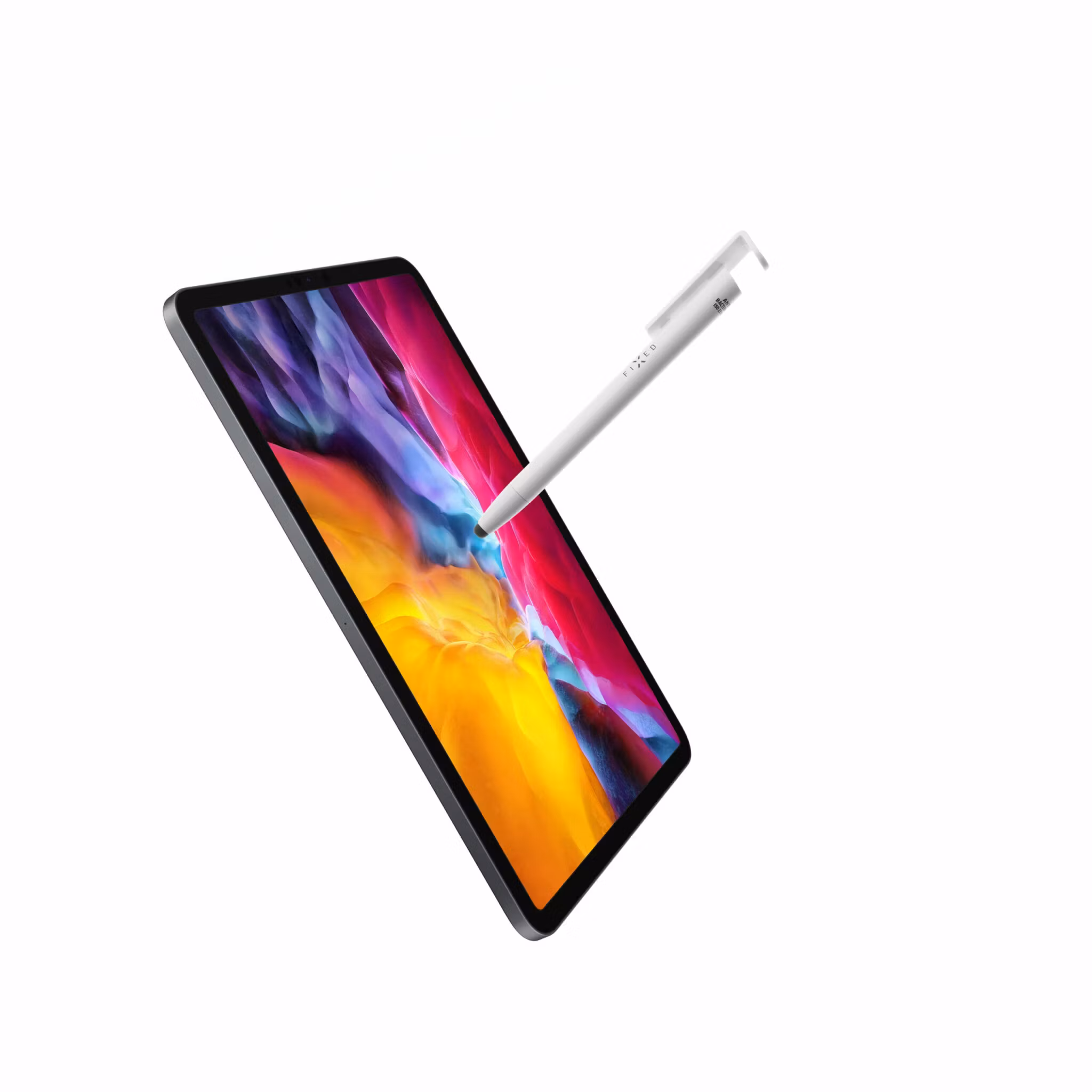 FIXED 3in1 Stylus Pen-Classic med Stativ funktion Vit