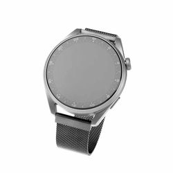 FIXED Mesh metallrem för Smartwatch Universal 22mm Svart