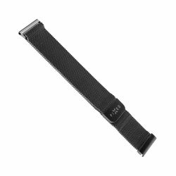 FIXED Mesh metallrem för Smartwatch Universal 22mm Svart