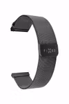 FIXED Mesh metallrem för Smartwatch Universal 22mm Svart