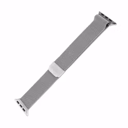 FIXED Mesh metallrem för Apple Watch 42/44/45/49mm Silv.