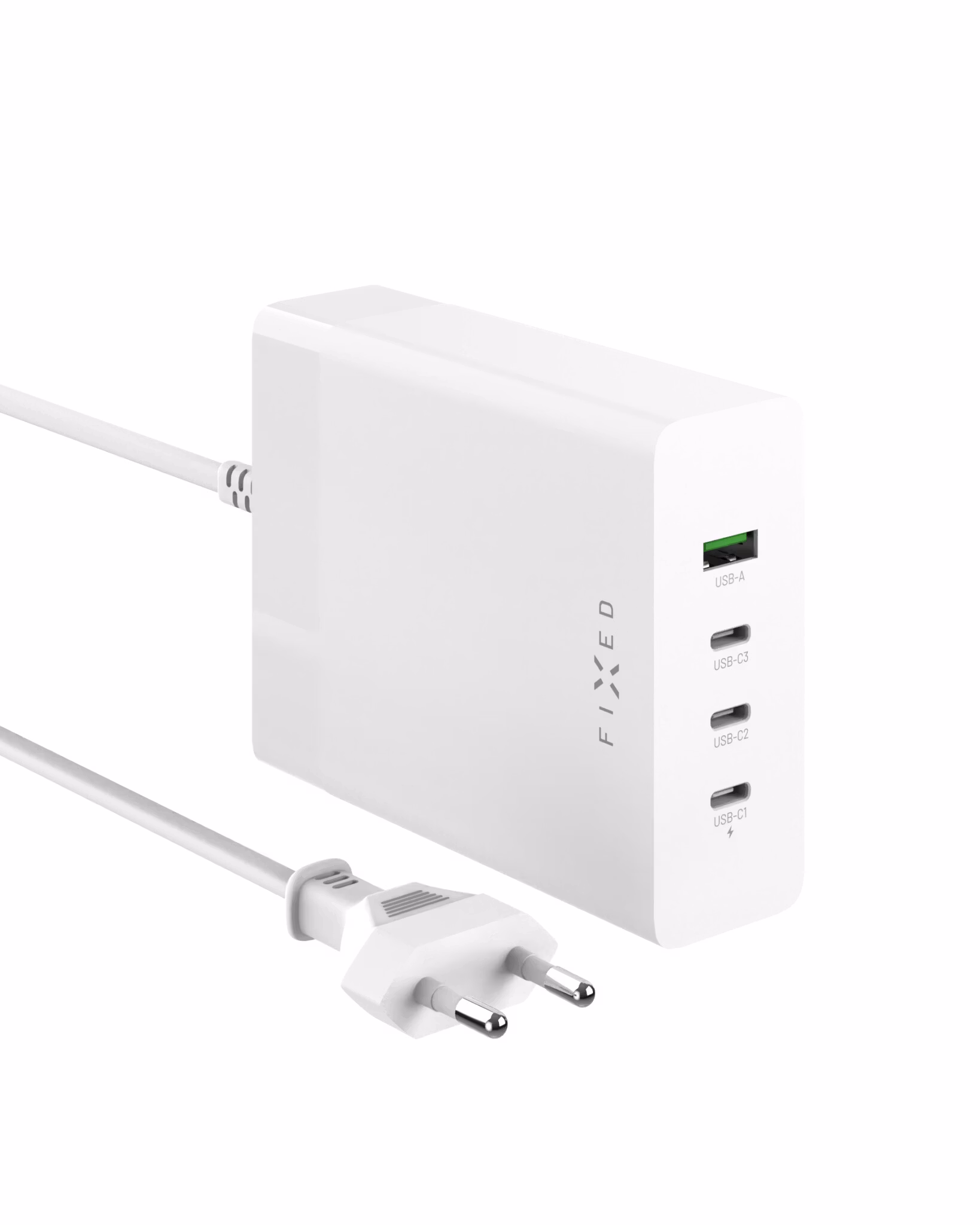 FIXED Supersnabb GaN Desktop Laddare 200W 3xUSB-C/USB-A
