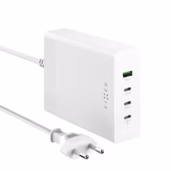 FIXED Supersnabb GaN Desktop Laddare 200W 3xUSB-C/USB-A