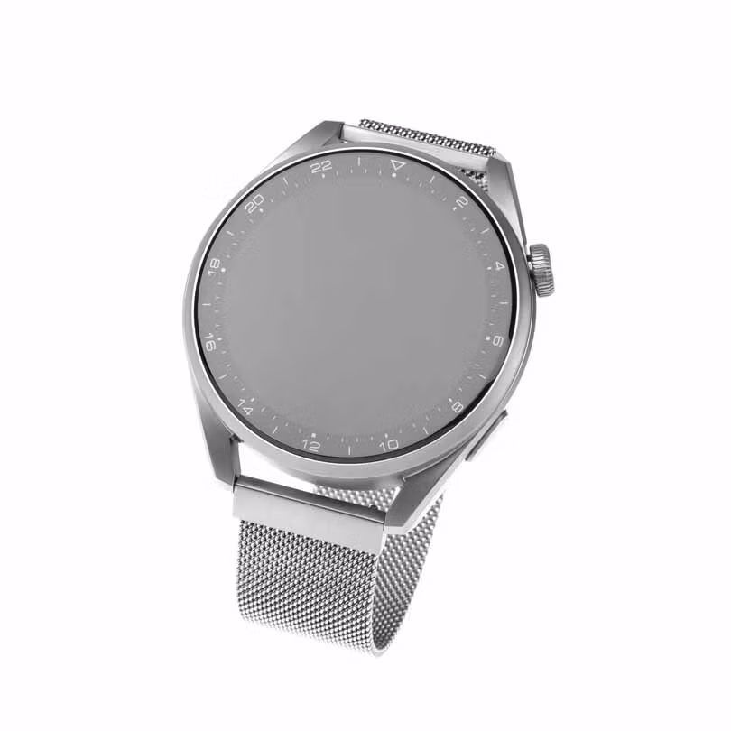 FIXED Mesh metallrem för Smartwatch Universal 20mm Silv.