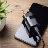 FIXED Super Snabb Mini Hemladdare USB-C PD 25W Svart