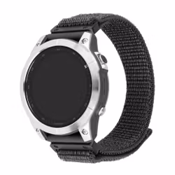 FIXED Nylonrem för Garmin QuickFit 26mm Mörkgrå