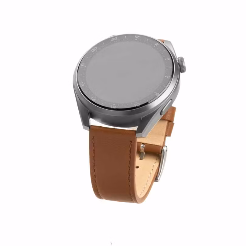 FIXED Äkta läderrem för Smartwatch Universal 22 mm Brun
