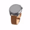 FIXED Äkta läderrem för Smartwatch Universal 22 mm Brun
